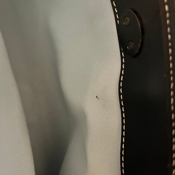 Coach Straw Zebra Striped Tote - Picture 14 of 14